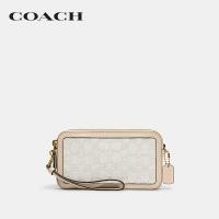 ราคา COACH กระเป๋าถือผู้หญิงรุ่น Kira Crossbody In Signature Jacquard สีขาว CA183 B4UDK (15300327579)
