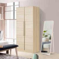 ราคา SB Design Square KONCEPT FURNITURE ตู้เสื้อผ้าบานเปิด รุ่น Hakone สีไม้อ่อน 90x57x200 ซม (3317552509)