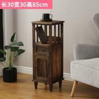 ราคา ตู้เก็บของไม้แท้สไตล์อเมริกันตู้หัวเตียงสไตล์วินเทจ45ตู้หัวเตียงมินิสำหรับห้องนอนตู้หัวเตียงสไตล์คันทรี่ตู้แคบตู้เก็บโต๊ะชา (17805382250)