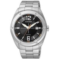 ราคา นาฬิกาข้อมือผู้ชาย CITIZEN Eco Drive Solar รุ่น BM7070 66E ขนาดตัวเรือน 41 มม หน้าปัดสีดำ ตัวเรือน สาย สีเงิน Stainless Steel (4122876492)