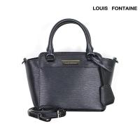 ราคา Louis Fontaine กระเป๋าถือพร้อมสายสะพายยาว รุ่น BELLA สีดำ LFH0042 (17563905505)