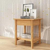 ราคา โต๊ะข้างเตียง ตู้ข้างเตียงไม้ยางพารา รุ่น G1 F มี 2 สีให้เลือก (2000896089)