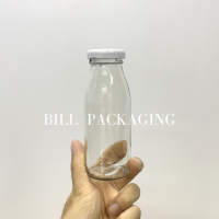 ราคา ขวดแพ็ค10ใบ ขวดแก้ว ขวดน้ำผลไม้180 ml พร้อมฝาเกลียวล็อค 38mm ฝา4สี รหัสขวด TG432 (8901429232)