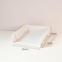 ราคา HaloDay ชั้นใส่เอกสาร ตะกร้าใส่เอกสาร ชั้นวางเอกสาร ถาดใส่เอกสาร ถาดเก็บเอกสารA4 ชั้นพลาสติก ถาดวางเอกสาร วางซ้อนกันได้ (16555166274)