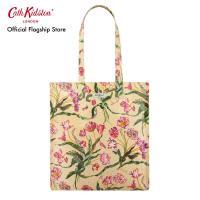 ราคา Cath Kidston Shiny Bookbag with Gusset Floral Fancy Green (20569786535)
