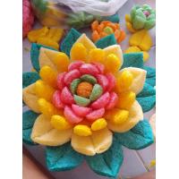 ราคา กระทงดอกไม้คละสี ราคา50บาท ฐานกระทงประมาณ7 8นิ้ว (20658079171)