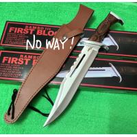 ราคา มีด อุปกรณ์เดินป่า มีดแรมโบ้ 3 RAMBO BLOOD ยาว 14นิ้ว ครบเสร็จ พร้อมปลอกหนัง มีดอเนกประสงค์ เหมาะสำหรับเดินป่า แค้มป์ปิ้ง สีนค้าพร้อมจัดส่ง (16035937669)