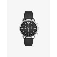 ราคา Emporio Armani นาฬิกาข้อมือผู้ชาย Avaitor Chronograph Black Dial Black รุ่น AR11143 (1094386308)