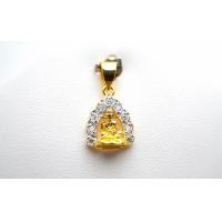 ราคา จี้พระหลวงปู่ทวดฝังเพชรเม็ดละ 2 ตัง น้ำ100 พร้อมใบรับรองสินค้า เคลือบทองคำแท้100 (11216826771)