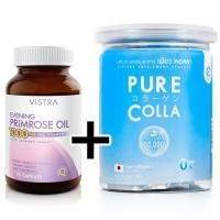 ราคา Vistra Evening Primrose Oil วิสทร้า อีฟนิ่ง พริมโรส ออยล์ 75 แคปซูล น้ำมันดอกอีฟนิ่งพริมโรส (13359838107)