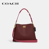 ราคา COACH กระเป๋าสะพายไหล่ผู้หญิงรุ่น Willow Shoulder Bag In Colorblock สีแดง C2590 B4 WN (20146387779)