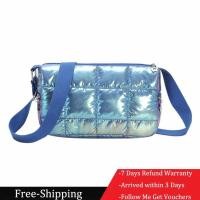 ราคา มาถึงภายใน 3 วัน กระเป๋าแฟชั่น Winter Crossbody Bag Quilted Check Women Handbags Simple Casual Nylon Elegant Soft Portable for Weekend Vacation กระเป๋าถือ กระเป๋าสะพาย ผญ คืนสินค้าได้ภายใน 7 วัน (1941