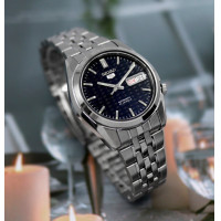 ราคา Seiko 5 Sport Automatic รุ่น SNK357K1 นาฬิกาข้อมือผู้ชาย สายสแตนเลส มั่นใจ ของแท้ 100 รับประกันสินค้า 1ปีเต็ม (5109907)