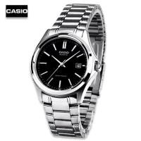 ราคา Velashop นาฬิกาข้อมือผู้ชายคาสิโอ Casio Standard สายสแตนเลสสีเงิน หน้าปัดดำ รุ่น MTP 1183A 1ADF MTP 1183A 1A MTP 1183A (210940391)