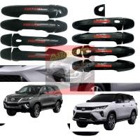 ราคา ครอบมือจับประตู fortuner 2015 2017 18 19 20 21 22 23 เเคปล่าโลโก้แดง FORTUNER LEGENDER KEVLAR ครอบมือเปิดประตู ครอบมือเปิด มือจับประตู มือเปิดประตู (15658980694)