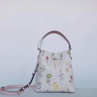 ราคา กระเป๋ามีของพร้อมส่ง SMALL TOWN BUCKET BAG WITH FLOWER PRINT COACH C3598 (20303017440)