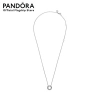ราคา Not For Sale Pandora Logo Pavé Circle Collier Necklace GWP (19283932940)