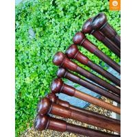 ราคา tpkshop2 ไม้เท้า ไม้ตะพด หัวกลม ปลายปลอกแสตนเลส ยาวประมาณ 80 85 ซม free ยางกันลื่น คละชิ้น 1 อัน 1 (18431132610)