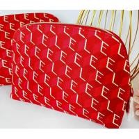 ราคา กระเป๋าเครื่องสำอาง Estee Lauder ลาย EL สีแดง กันน้ำ (20071172094)