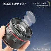 ราคา Meike MK 50mm f1 7 Manual Lens for Sony A6500 A5100 NEX7 Full Frame รับประกัน 1 ปี (399656057)