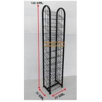 ราคา ชั้นวางกระดาษ A4 วางปกรายงาน วางโชว์กระดาษทราย แบบ 11 ชั้น ขนาด 30x30x150cm สำหรับร้านเครื่องเขียน และ ร้านขายวัสดุก่อสร้าง (20134704343)