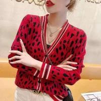 ราคา พร้อมส่ง เสื้อคลุมทำงานห้องแอร์ ลายเสือดาว เสื้อคลุมผญ ดูอ่อนกว่าวัย เสื้อนอกผญ แฟชั่น เหมาะกับทุกโอกาส เสือไหมพรมกันหนาว Sweater coat (11761111719)