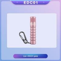 ราคา Lumintop พวงกุญแจสีชมพู EDC01ไฟฉายไฟ Led แบบสว่างมากขนาดเล็กกันน้ำแบบพกพา120LM ไฟฉายอเนกประสงค์ (18096739975)