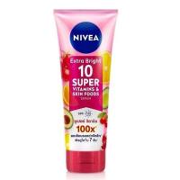 ราคา 180 ml ครีมทาผิว นีเวีย เอ็กซ์ตร้า ไวท์ วิตามิน โลชั่นนีเวีย NIVEA Extra White C E C A หลอดกลาง (12510025192)