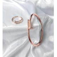 ราคา เซตคู่2ชิ้น กำไลข้อมือตะปู แหวนตะปูใส่แพคคู่สุดเก๋ มี4สีแหวนปรับระดับได้ตามขนาดของนิ้วขนาดประมาณครึ่งสลึง (16780812122)