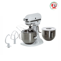 ราคา KitchenAid เครื่องผสมอาหาร Heavy duty 4 83 สีขาว ลิตร รุ่น5KPM50EWH 2โถ (18344958524)