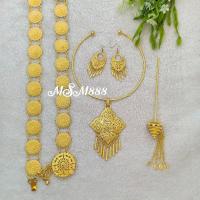 ราคา เครื่องประดับชุดไทยเป็นชุด เครื่องประดับชุดไทยสีทอง ชุดเซ็ท 4 ชิ้น (16005914146)