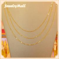 ราคา ต่างหูโซ่ห้อย ทองคำแท้ 90 สร้อยคอทองคำแท้ 24K หรือ สร้อยอิตาลี Au750 น้ำหนัก 0 7 กรัม ยาว 18 นิ้ว หรือ 46 ซม มีใบรับประกันจากร้านทอง นิยมที่สุด (20692717124)