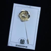 ราคา เข็มกลัดติดเสื้อ พินติดสูท Lapel pin ดอกไม้โลหะ (12789216984)