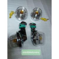 ราคา ชุดไฟเลี้ยวแบบฝาแต่งสีใสฮอนด้า c70 classic (18646812986)