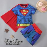 ราคา ชุดแฟนซีเด็ก ชุดซุปเปอร์แมน ชุดซุปเปอร์ฮีโร่ Superman ชุดฮีโร่แขนสั้น ขาสั้น ชุดซุปเปอร์แมน ชุดลำลอง (20457712675)