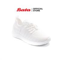ราคา Bata บาจา รองเท้าผ้าใบ รองเท้าผ้าใบผูกเชือก สนีกเกอร์ รองเท้าระบายอากาศ รองเท้าลำลอง สำหรับผู้หญิง รุ่น Benne สีขาว 5591013 (13374646446)