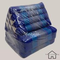 ราคา ที่นอนหมอนอิงสามเหลี่ยมลายขิด หมอนอิงสามเหลี่ยมลายขิดพร้อมเบาะนอน 10 ช่อง 3 พับ ขนาด กว้าง 48 ซม ยาว 160 ซม สูง 32 ซม หนา 7 ซม (8825497658)