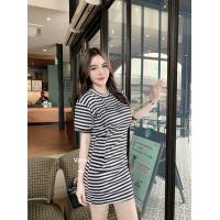 ราคา Minidress แพทเทิร์นเป๊ะ ใส่สวยมาก ทรงนี้ฮิตตลาดแตกไปเลยคร่า ผ้าแมงโก้หนาแขนแต่งขอบยาง Freesize อก32 38 เอว24 30 สะโพก38 40 (20597979144)