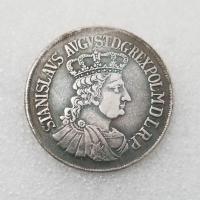 ราคา ไม่ใช่ COPY2470จริงหัตถกรรมทรงกลมขายส่งด้านนอกงานฝีมือโบราณชุบทองเหลืองเงิน1767เงินดอลลาร์เงินเก่าเหรียญประเทศโบราณ (19195364786)