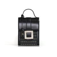 ราคา Chaksarn กระเป๋าเสื่อกกทอมือผสมหนังวัวแท้รุ่น Tally กระเป๋าสะพายใบเล็กใส่โทรศัพท์ (20774255719)