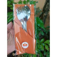 ราคา ผ้าประเคนและช้อนส้อม ตราหัวม้าลาย จำนวน 1คู่สำหรับพระสงฆ์ใช้ส่วนตัว (20330987505)