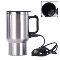 ราคา กาต้มน้ำในรถ12v แก้วทำน้ำอุ่นในรถ ขนาด450มล เเก้วน้ำใช้ในรถ ถ้วยทำความร้อนในรถ ถ้วยความร้อนไฟฟ้าในรถ แก้วเก็บความร้อนสเตนเลส กาต้มน้ำไฟฟ้าสำหรับรถยนต์ (20766787401)