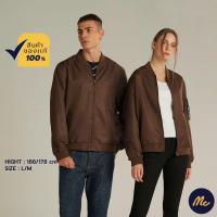 ราคา Mc Jeans เสื้อแจ็คเก็ตบอมเบอร์ แขนยาว สีน้ำตาล MJCP047 (16879496183)