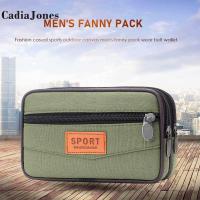 ราคา เคสผ้าใบกระเป๋าคาดเอวข้างนอกสำหรับผู้ชายกระเป๋าเข็มขัดป้องกันใส่กระเป๋าใส่นามบัตรโทรศัพท์มือถือเข็มขัดรัดเอวกระเป๋าคาดสะโพก (17333822001)