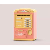 ราคา ออมสิน ATM ดูดแบงค์อัตโนมัต กระปุกออมสินตู้เซฟ ของขวัญวันเกิด ตู้เซฟ มีเสียงเพลง มีไฟส่องแบงค์ปลอม มีช่องหยอดเหรียญ (20412984292)