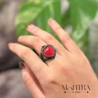 ราคา แหวนสีผึ้งมหาเสน่ห์ ครูบากฤษณะ สีผึ้งสีแดงแหวนชุบแบล็คโรเดียม (20800144461)