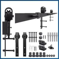 ราคา รางประตูสไลด์ ชุดรางเลื่อนประตูสไลด์ ประตูบานเลื่อน รางแขวนประตู ชุดรางเลื่อน ฮาร์ดแวร์ประตูยุ้งข้าวเลื่อนลูกกลิ้งราง (20872100603)