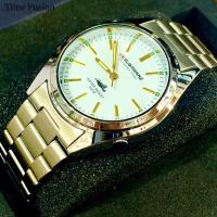 ราคา US submarine รุ่น J 035M นาฬิกาข้อมือผู้ชายสายเหล็กกันน้ำ 100 เข็มเรืองแสงระบบควอทต์ (20891966841)