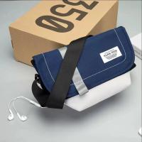 ราคา กระเป๋าแฟชั่นผู้ชาย กระเป๋าสะพายข้าง กระเป๋าสะพายข้างความจุขนาดใหญ่ กระเป๋าผ้าแคนวาสลำลองสไตล์ญี่ปุ่น (19806253409)