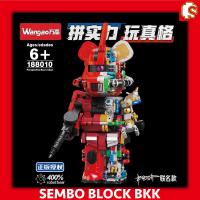 ราคา ชุดตัวต่อ Wangao188010 BEAR ROBOT แบบริคโรบอร์ท ZAKU II MS 06S MECHANICAL ROBOT ขนาดเท่ากับ 400 (19958513885)